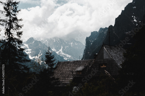 time lapse clouds over mountain