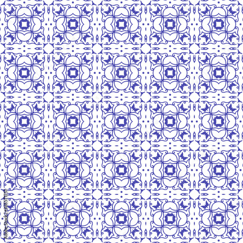 Seamless vector pattern. Background pattern in geometric ornamental style.