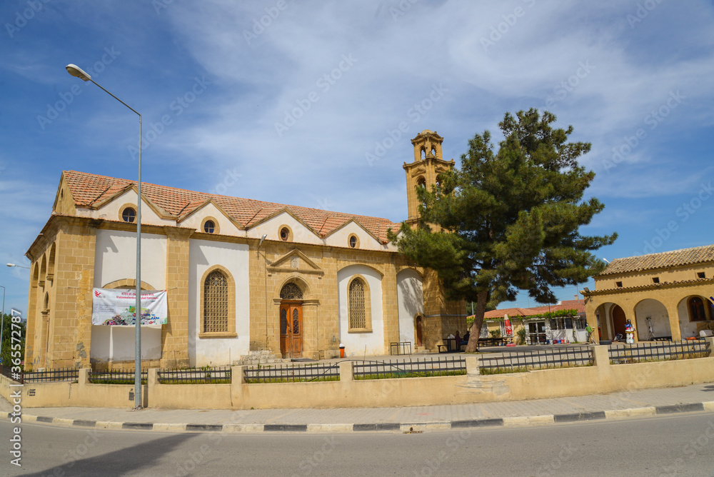 Church of the holy Cross.  Church of Panagias. North Cyprus. Nicosia city. April 01 2018