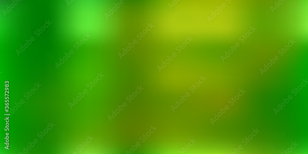Light green, yellow vector blur backdrop. Light green, yellow vector blur backdrop.