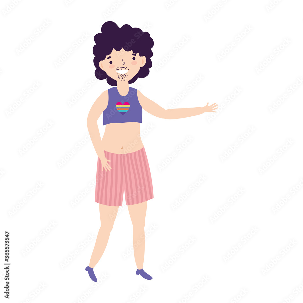 pride parade lgbt community, gay in clothes female celebration cartoon pride parade lgbt community, gay in clothes female celebration cartoon