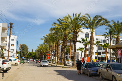 Street in Nicosia.  North Cyprus. April 04 2018 © Mehdi