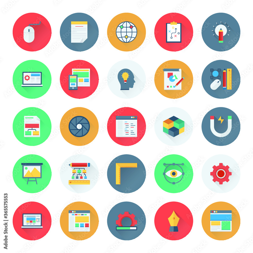 Web Design and Development Vector Icons 4