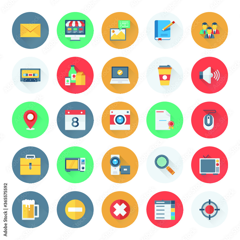 Web Design and Development Vector Icons 8 Web Design and Development Vector Icons 8