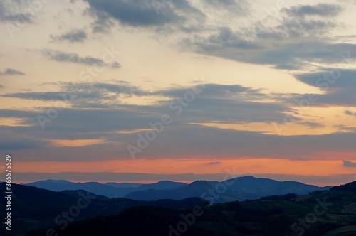 sunset in the mountains © Yana