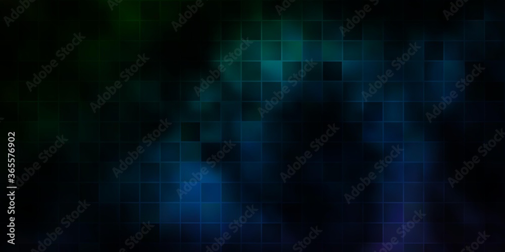 Dark Blue, Green vector pattern in square style. Dark Blue, Green vector pattern in square style.
