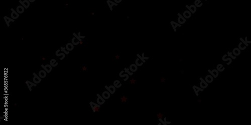 Dark Red vector layout with bright stars. Modern geometric abstract illustration with stars. Pattern for websites, landing pages.