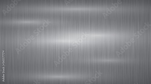 Abstract metal background with glares in gray colors
