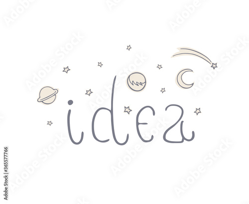Creative design of idea message