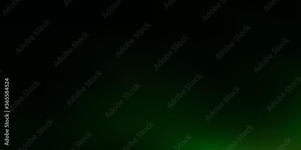 Dark green, red vector blur texture.