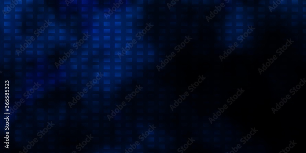 Dark BLUE vector texture in rectangular style. Dark BLUE vector texture in rectangular style.