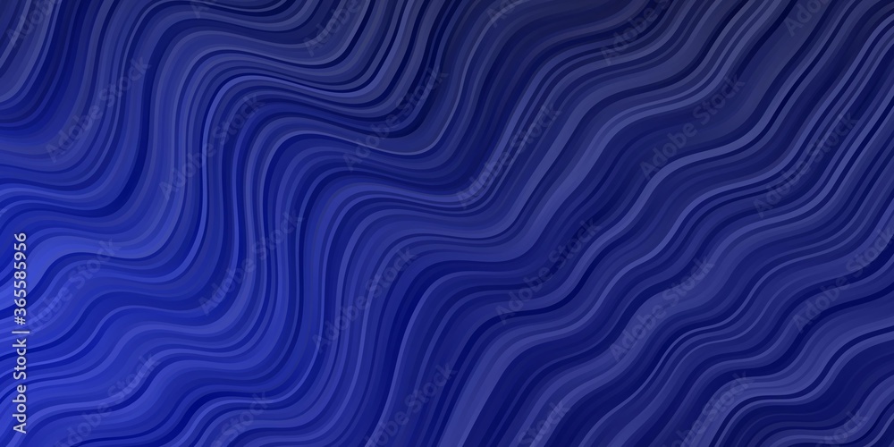 Dark BLUE vector layout with curves. Dark BLUE vector layout with curves.