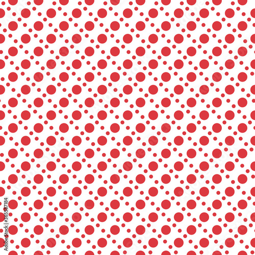 Two sized polkadots seamless repeat pattern background