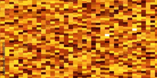 Light Orange vector pattern in square style. Abstract gradient illustration with colorful rectangles. Template for cellphones.