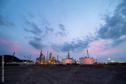 View of Refinery industry zone