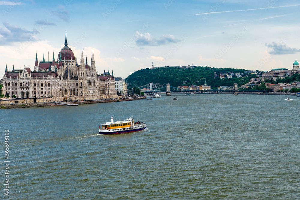 The Parliament on the Danube in Budapest