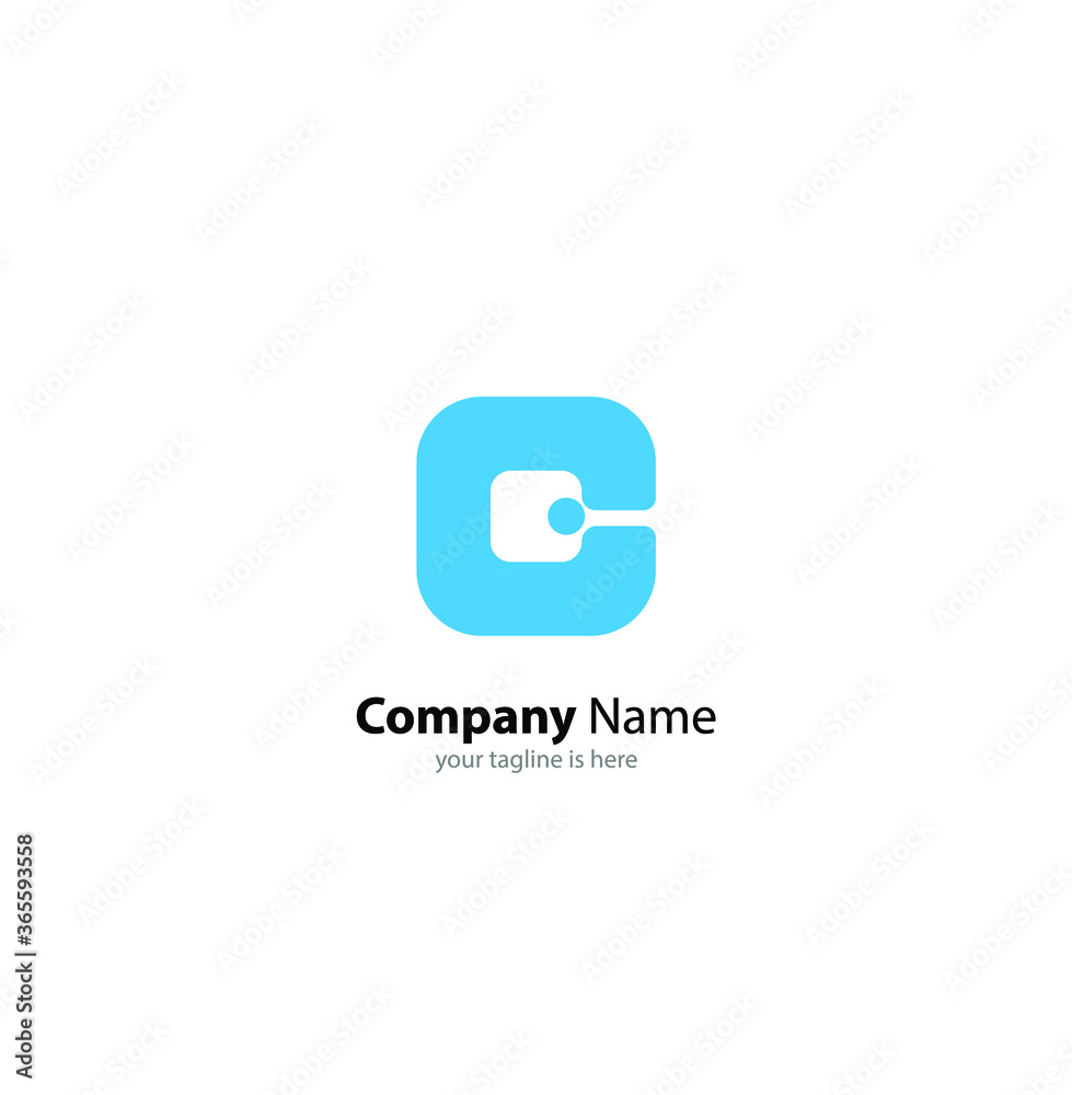 the simple elegant logo of letter C with white background the simple elegant logo of letter C with white background