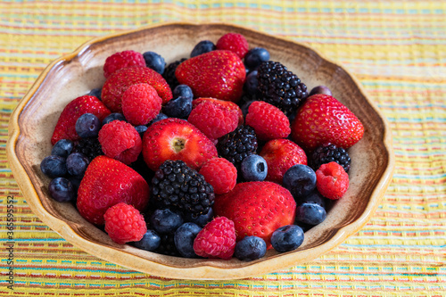 Delicious Healthy Berries Bowl