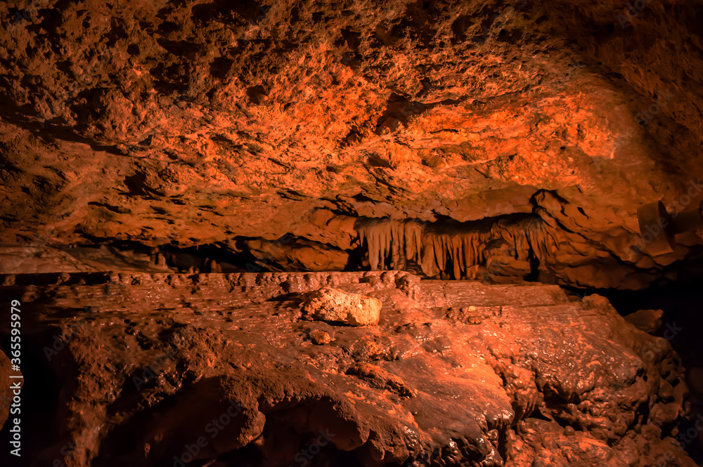The wonderful and curious caverns state park Florida.
