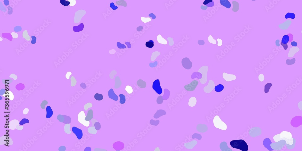 Light purple vector pattern with abstract shapes. Light purple vector pattern with abstract shapes.