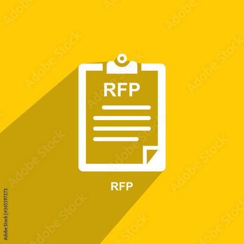 request for proposal icon, Business icon vector