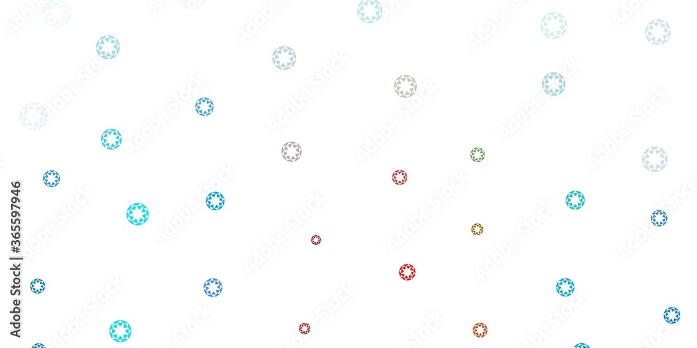 Light blue, red vector texture with disks. Light blue, red vector texture with disks.