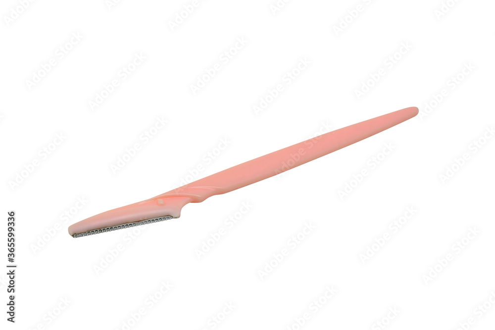 Obraz premium Pink eyebrow shaver for women