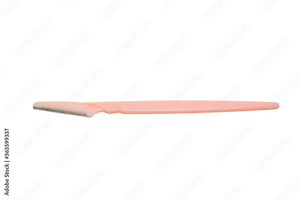 Pink eyebrow shaver for women