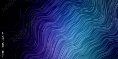 Dark Pink, Blue vector background with bows. Colorful abstract illustration with gradient curves. Pattern for business booklets, leaflets