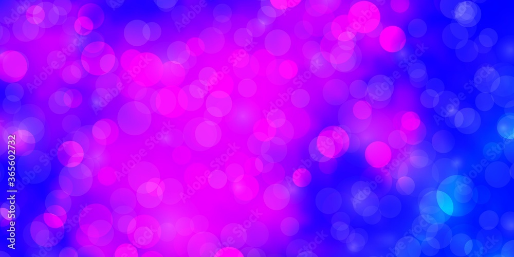 Dark Pink, Blue vector background with circles. Glitter abstract illustration with colorful drops. Design for your commercials. Dark Pink, Blue vector background with circles. Glitter abstract illustration with colorful drops. Design for your commercials.