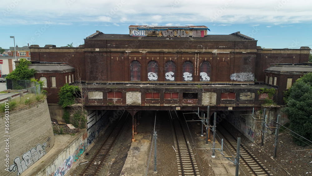 Abandon train station Abandon train station