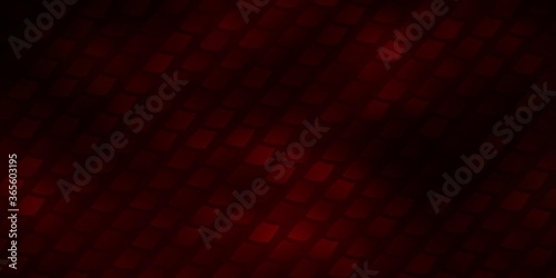 Dark Brown vector background with rectangles.