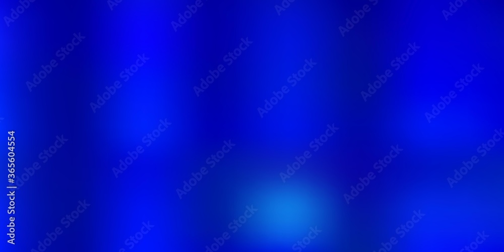 Obraz premium Dark blue vector abstract blur layout.