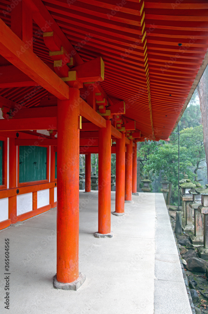 The Kasuga-Taisha Shrine or Kasuga Grand Shrine in Nara, Kansai, Japan. The Kasuga-Taisha Shrine or Kasuga Grand Shrine in Nara, Kansai, Japan.