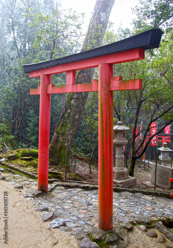 The Wakamiya Shrine in Nara  Japan