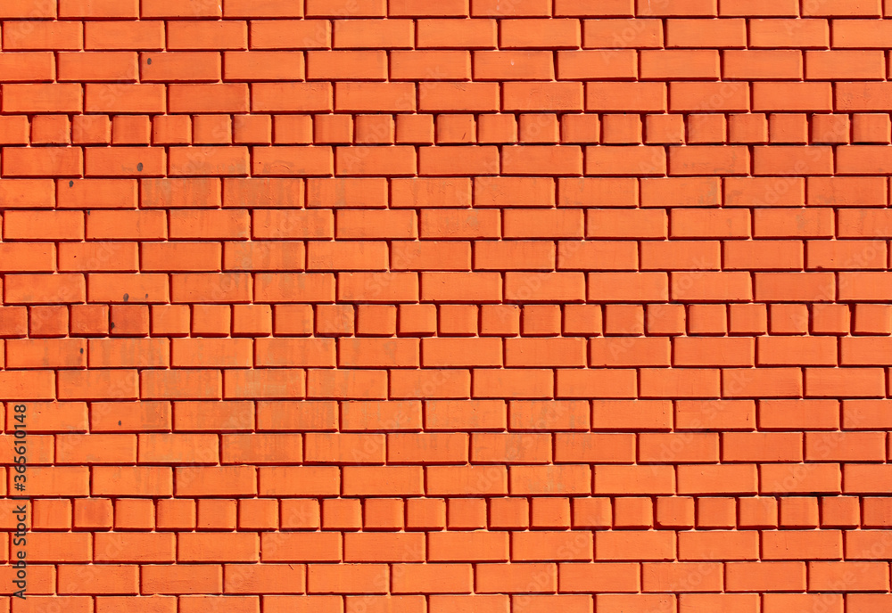 Red brick wall as an abstract background. Red brick wall as an abstract background.