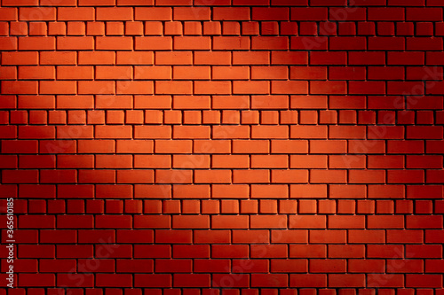 Red brick wall as an abstract background.