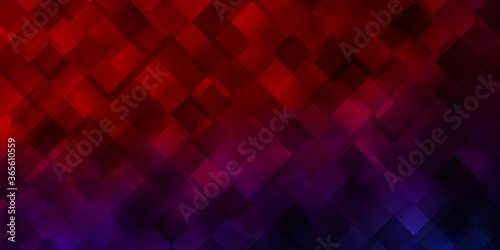 Light Blue, Red vector pattern in square style.