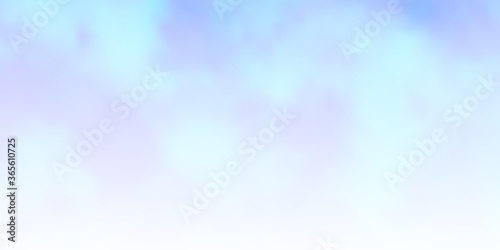Light BLUE vector texture with cloudy sky. Illustration in abstract style with gradient clouds. Pattern for your booklets, leaflets. © Guskova