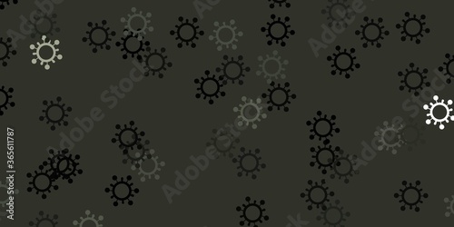 Light gray vector texture with disease symbols.