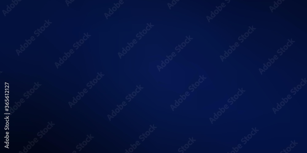 Dark BLUE vector blurred background. Shining colorful illustration in blur style. Design for landing pages.