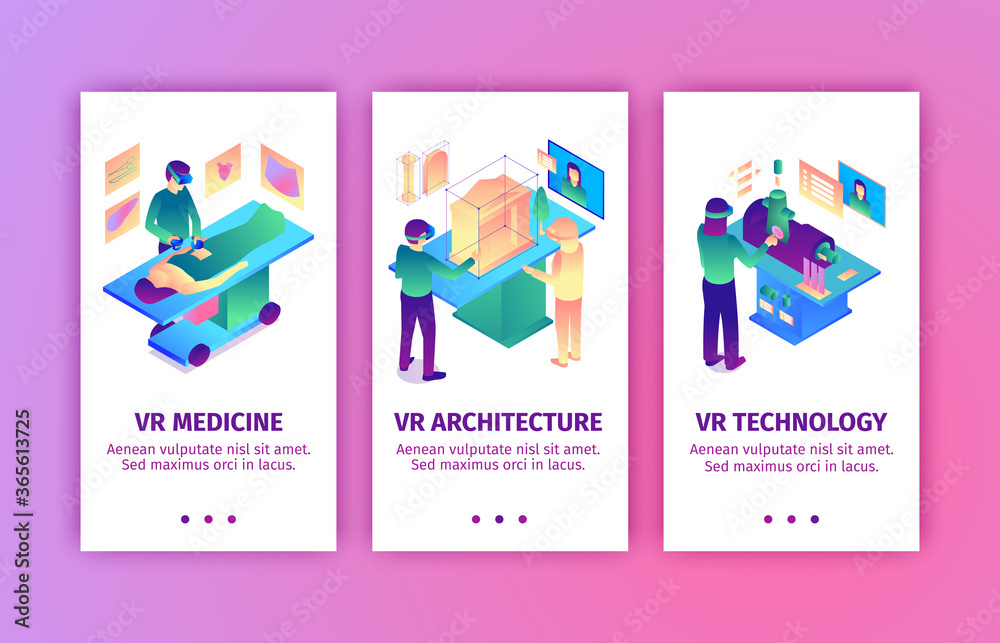Augmented Reality Sciences Banners Augmented Reality Sciences Banners