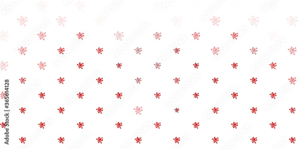 Light Orange vector texture with disease symbols. Light Orange vector texture with disease symbols.