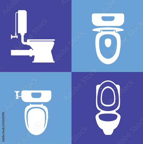 Toilet, wc icons