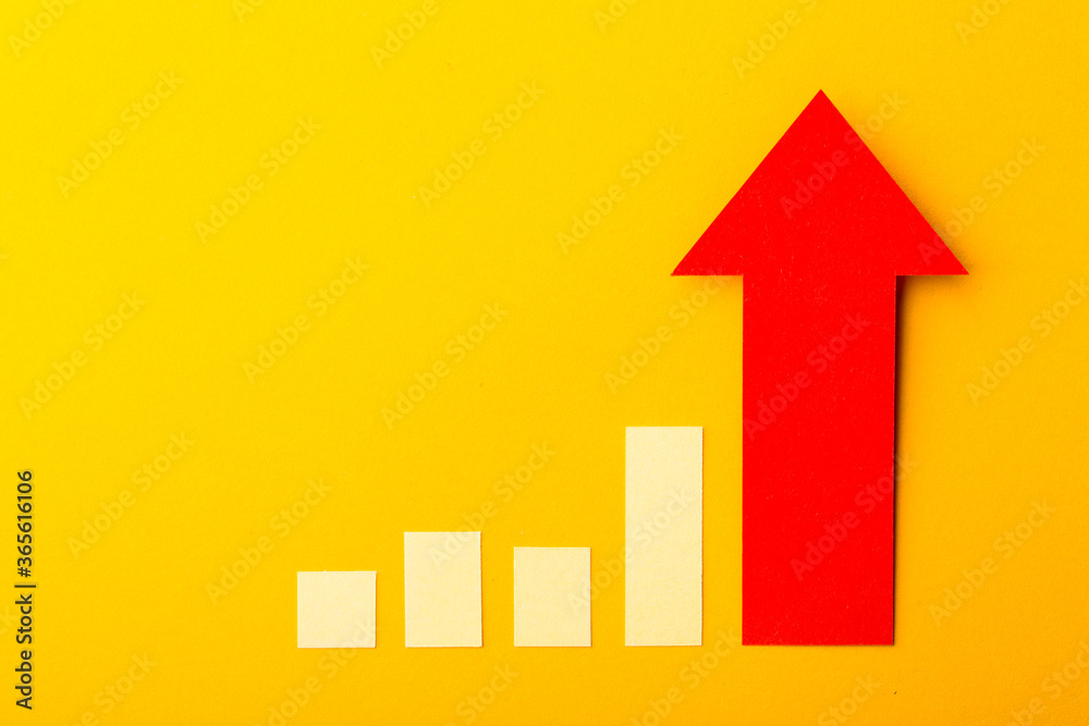 Fotografie Growth Graph About Business Concept