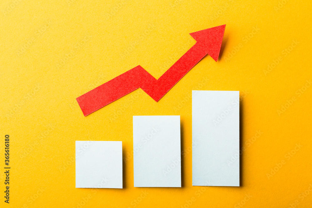 Fotografie Growth Graph About Business Concept