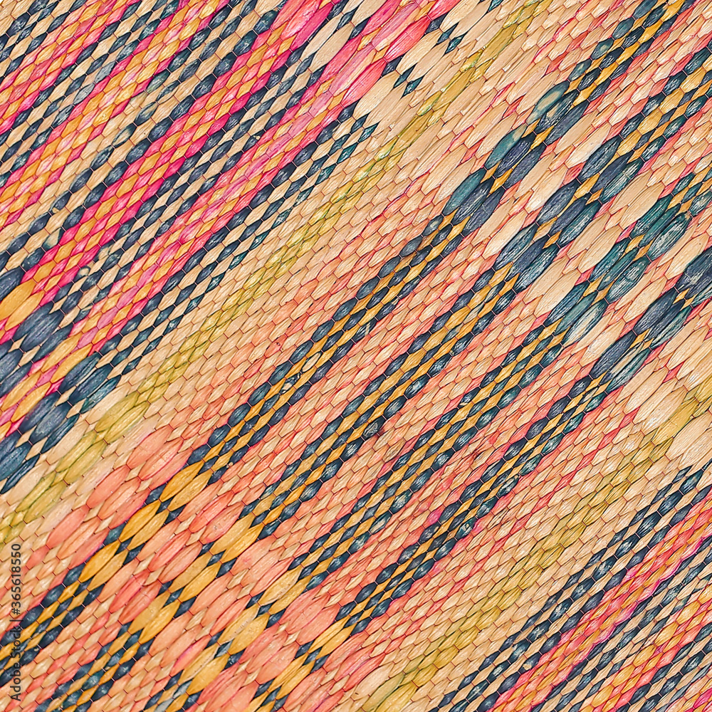 Old Reed mat texture background Old Reed mat texture background