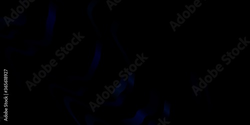 Dark BLUE vector template with lines. Gradient illustration in simple style with bows. Smart design for your promotions.