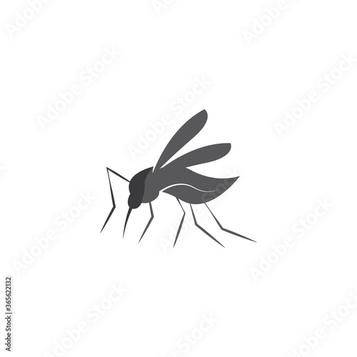Mosquito icon vector insert mosquito flat illustration icon app