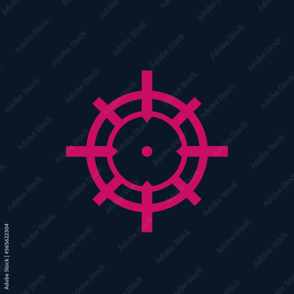 crosshair vector sign crosshair vector sign